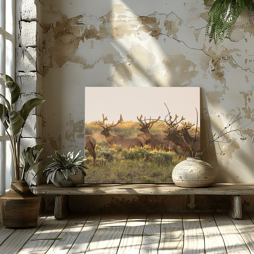 The Velvet Hour | Grand Tetons Wildlife Fine Art Print