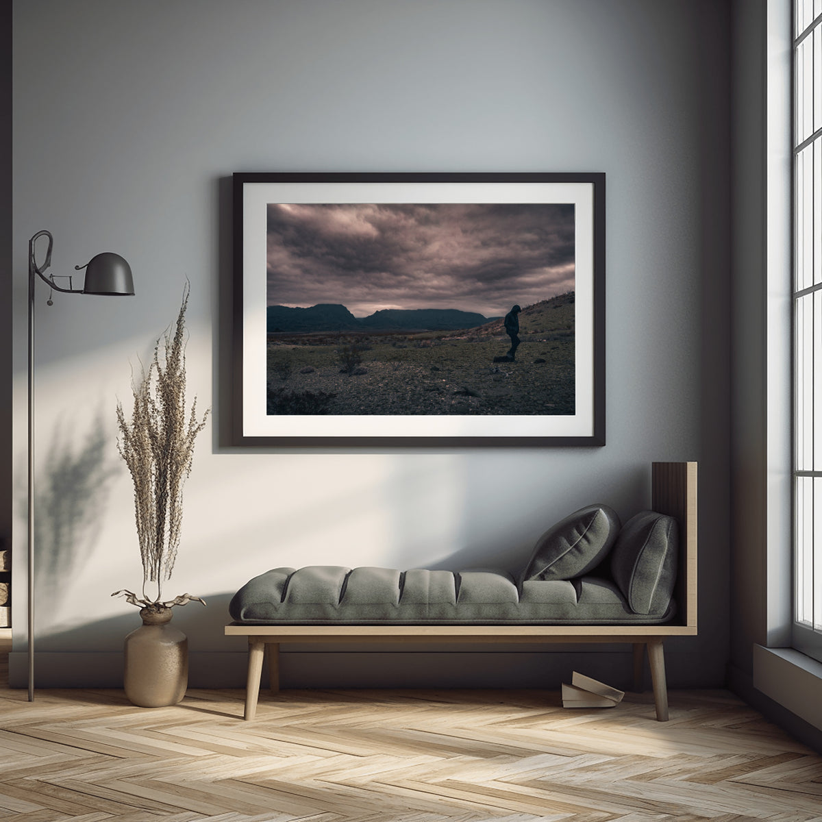 Under a Brooding Sky – Big Bend National Park Desert Photography Print