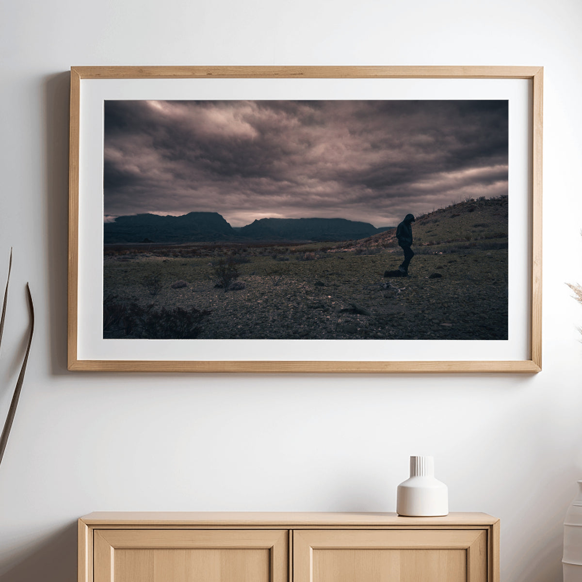Under a Brooding Sky – Big Bend National Park Desert Photography Print