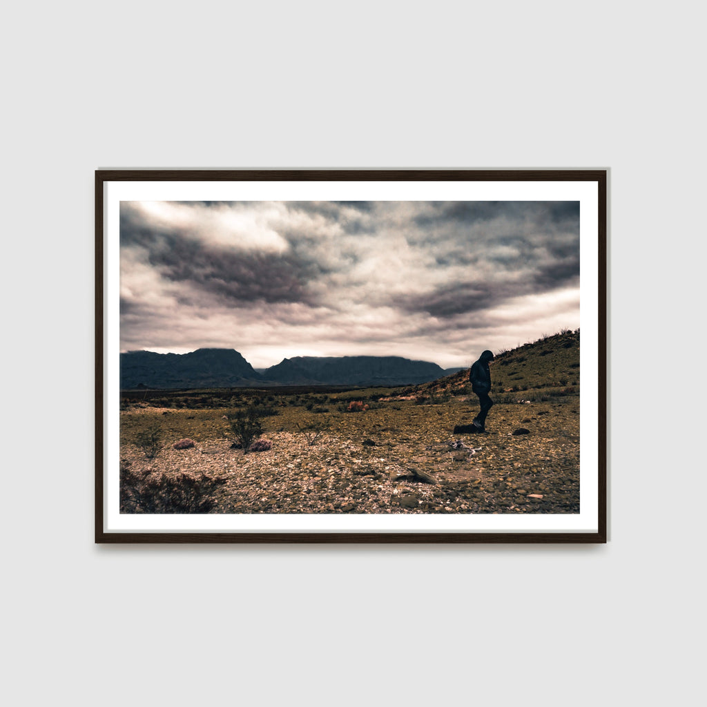 Under a Brooding Sky – Big Bend National Park Desert Photography Print
