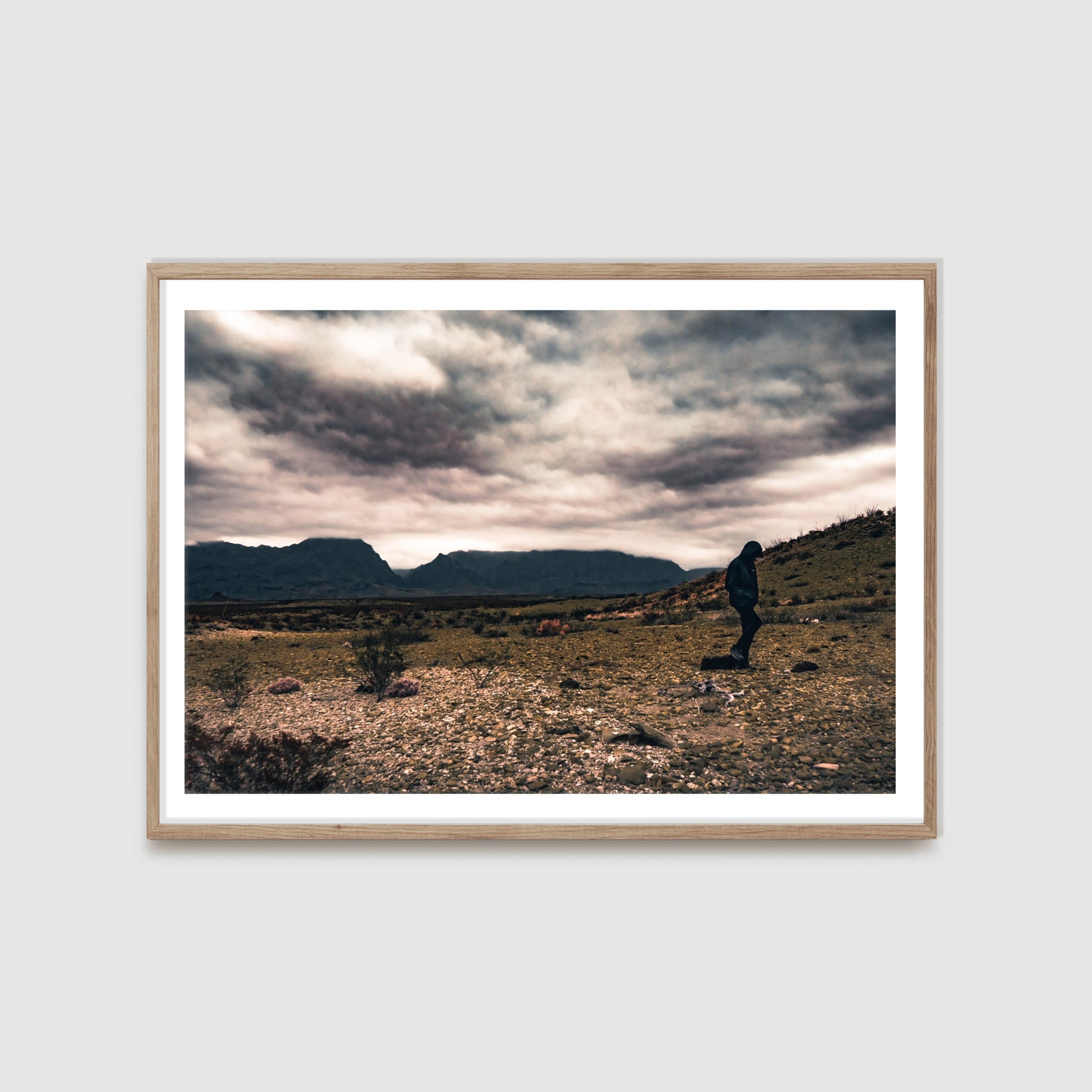 Under a Brooding Sky – Big Bend National Park Desert Photography Print