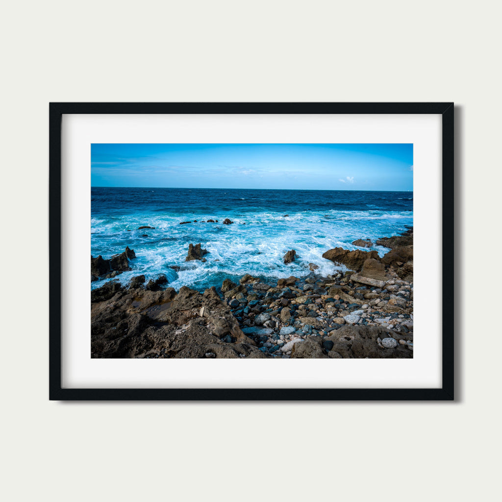 Untamed Blue – Coastal Fine Art Print from San Juan, Puerto Rico