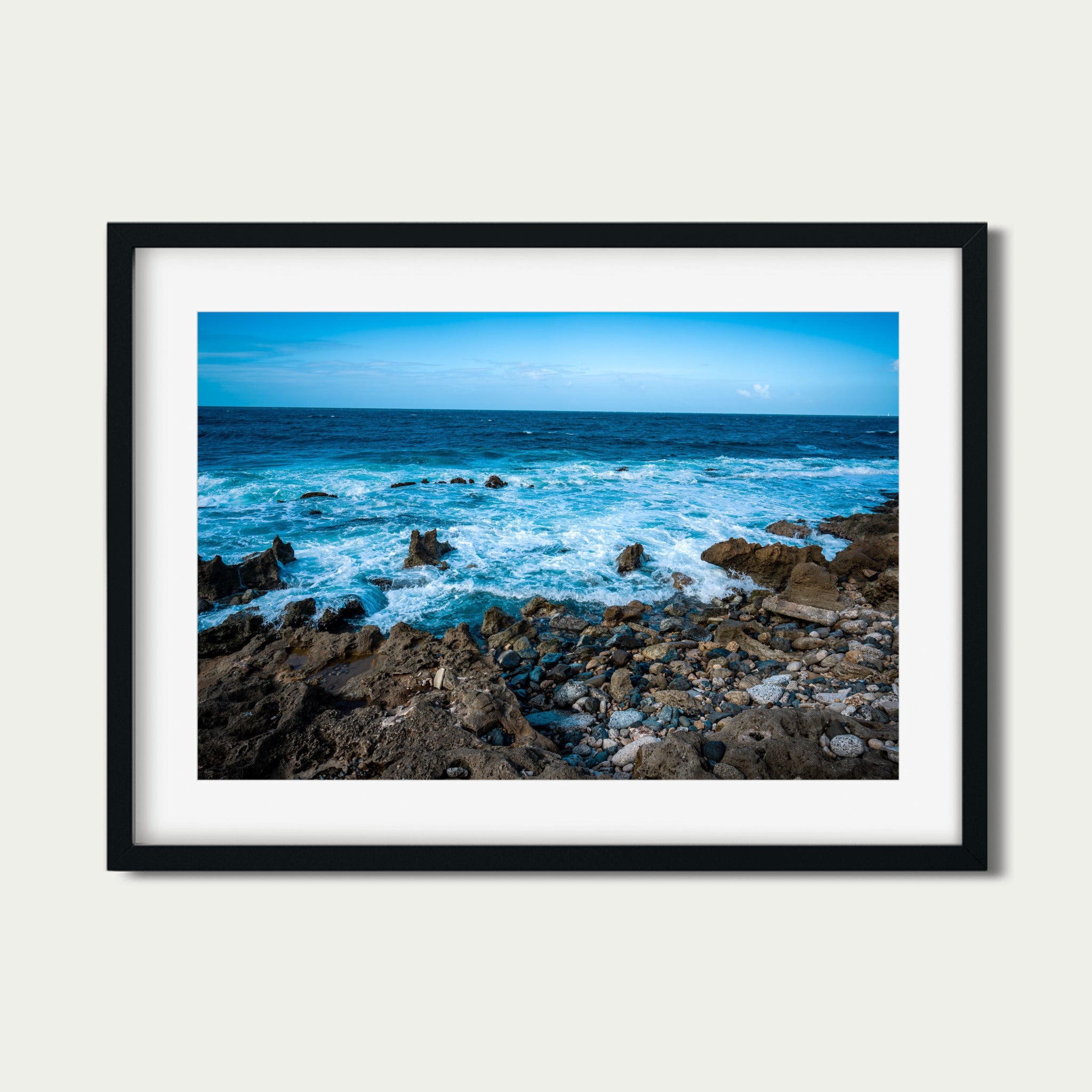 Untamed Blue – Coastal Fine Art Print from San Juan, Puerto Rico