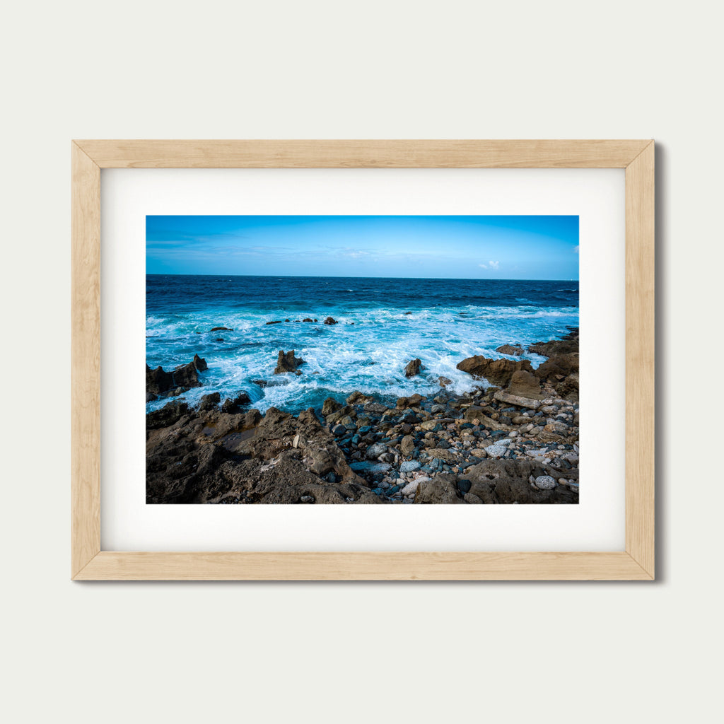 Untamed Blue – Coastal Fine Art Print from San Juan, Puerto Rico