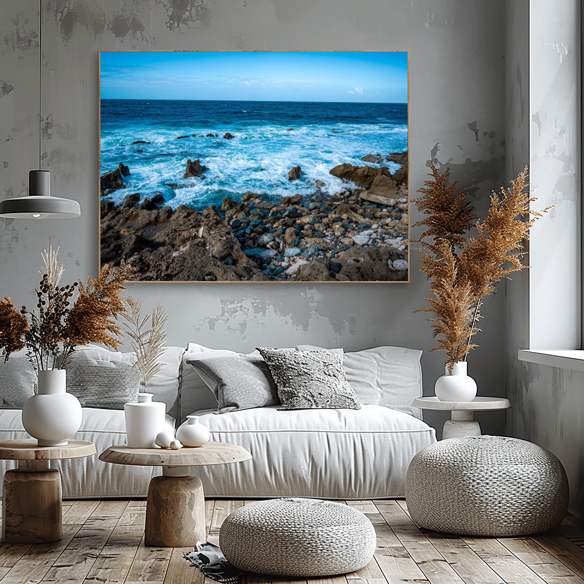 Untamed Blue – Coastal Fine Art Print from San Juan, Puerto Rico