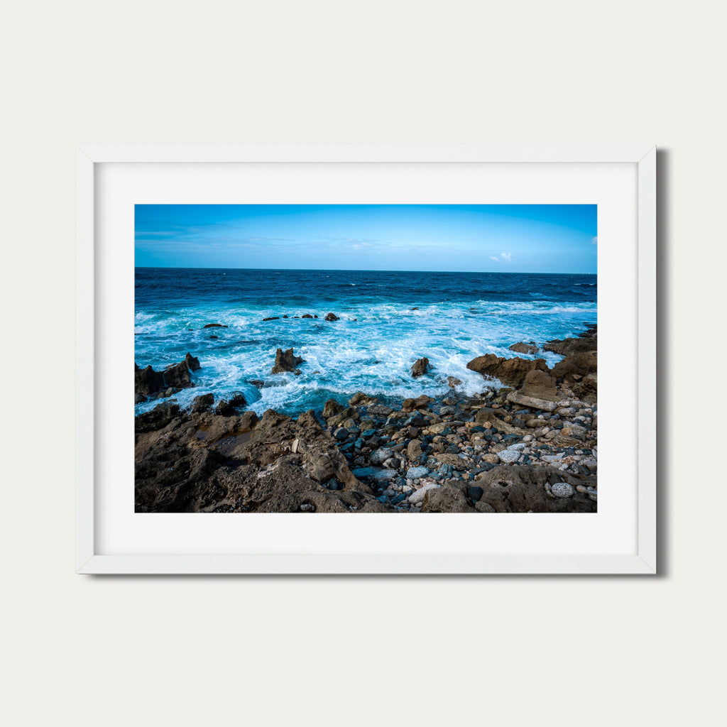 Untamed Blue – Coastal Fine Art Print from San Juan, Puerto Rico