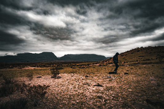 Under a Brooding Sky – Big Bend National Park Desert Photography Print