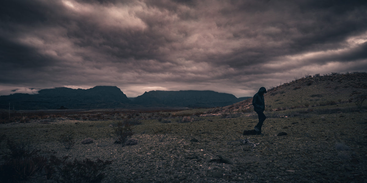Under a Brooding Sky – Big Bend National Park Desert Photography Print