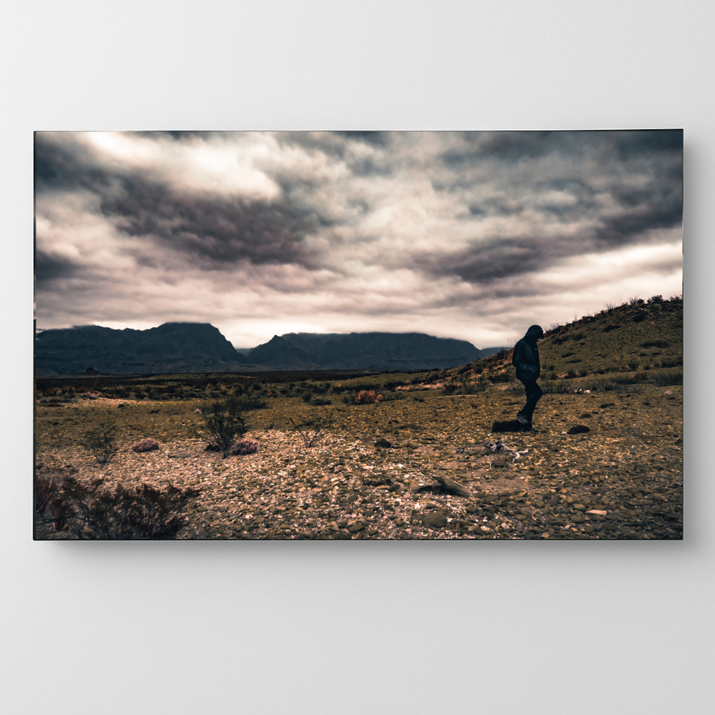 Under a Brooding Sky – Big Bend National Park Desert Photography Print