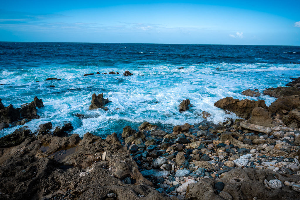 Untamed Blue – Coastal Fine Art Print from San Juan, Puerto Rico